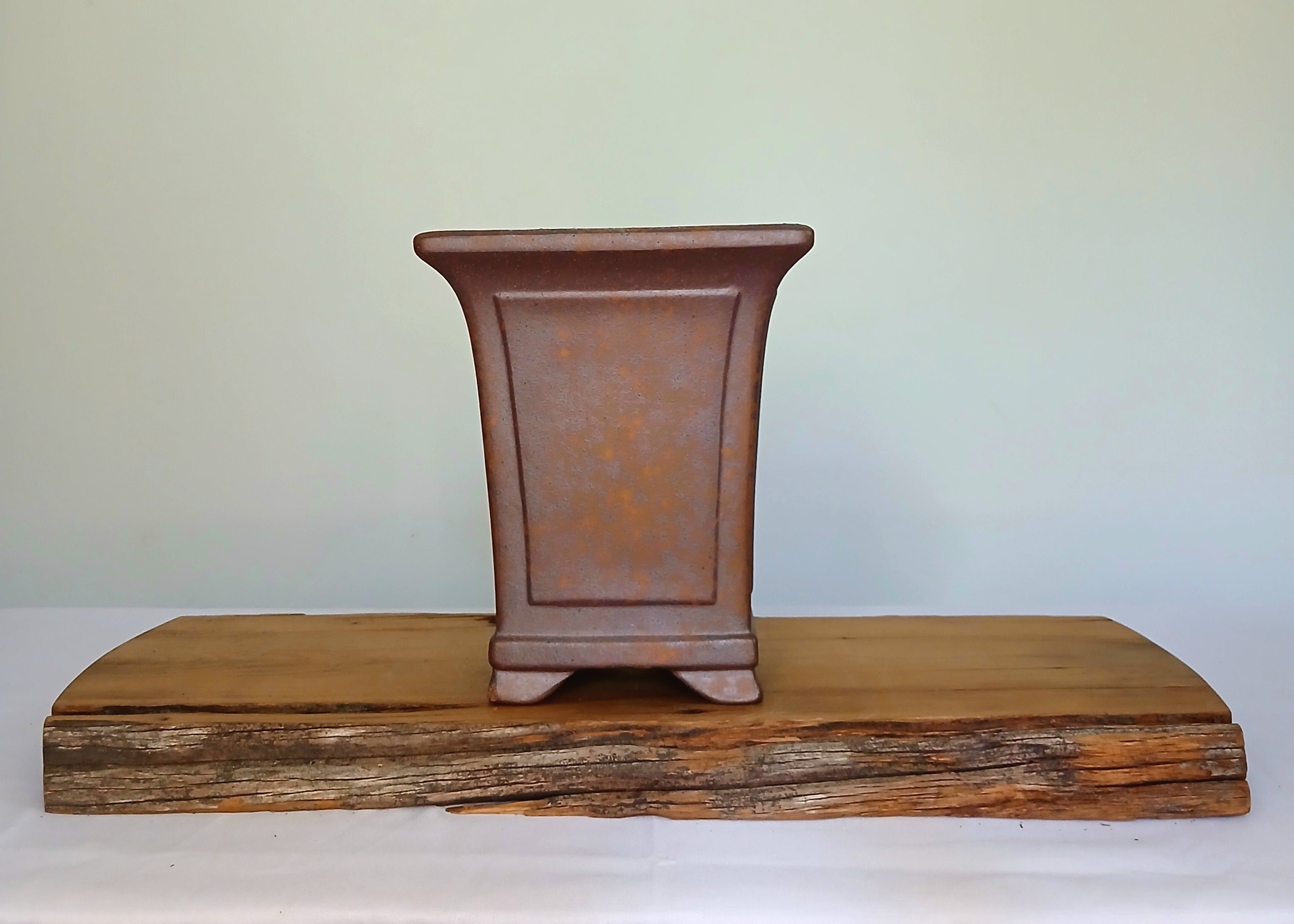 Bonsai Pot Cascade 18*21cm Reduction Fired - The Plant Warehouse NZ