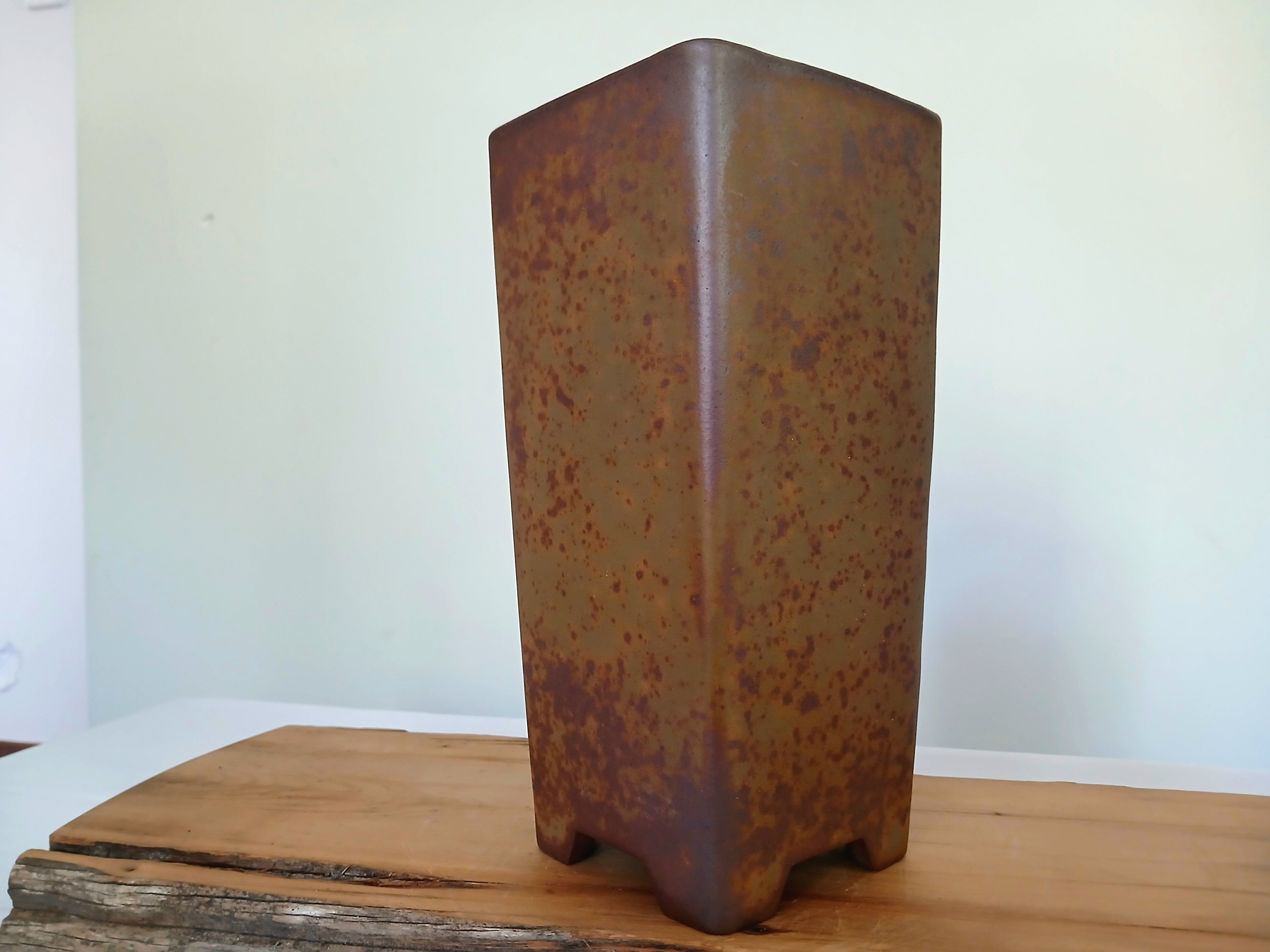 Bonsai Pot Cascade 13*27cm Reduction Fired - The Plant Warehouse NZ