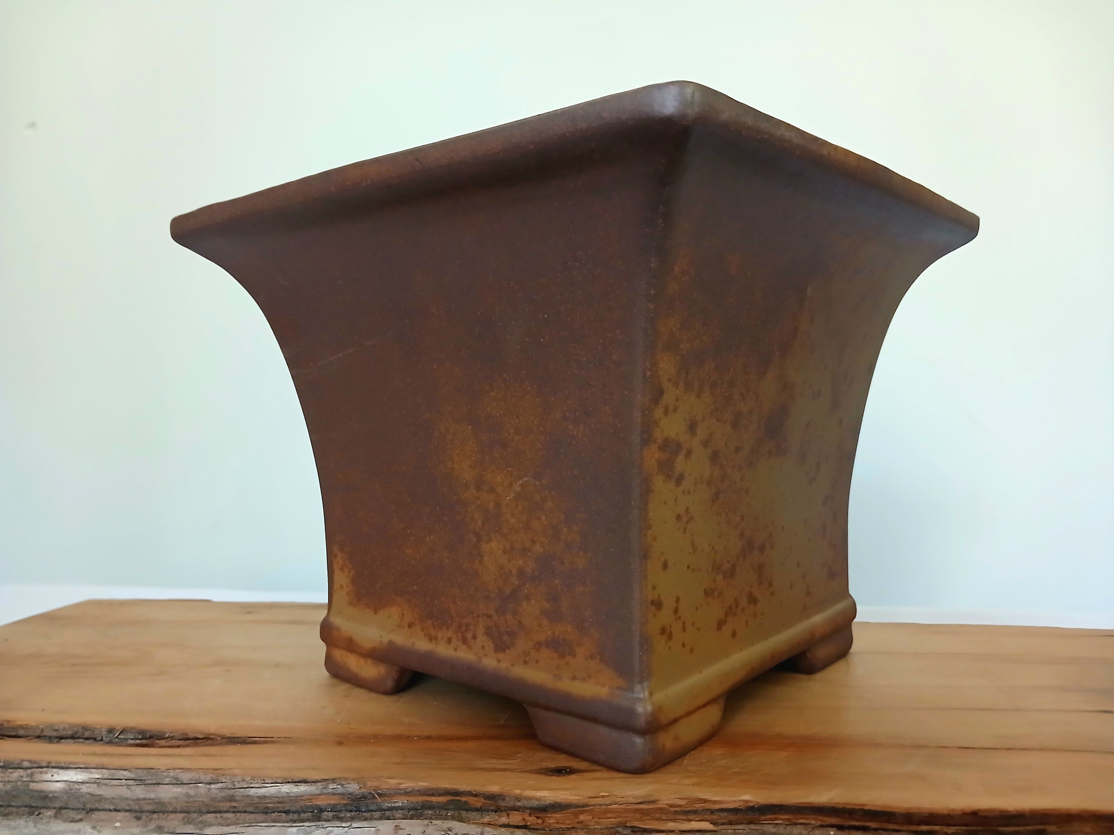 Bonsai Pot Cascade 23*18cm Reduction Fired - The Plant Warehouse NZ