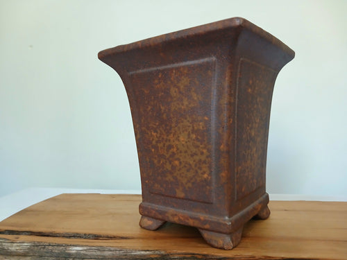 Bonsai Pot Cascade 18*21cm Reduction Fired - The Plant Warehouse NZ