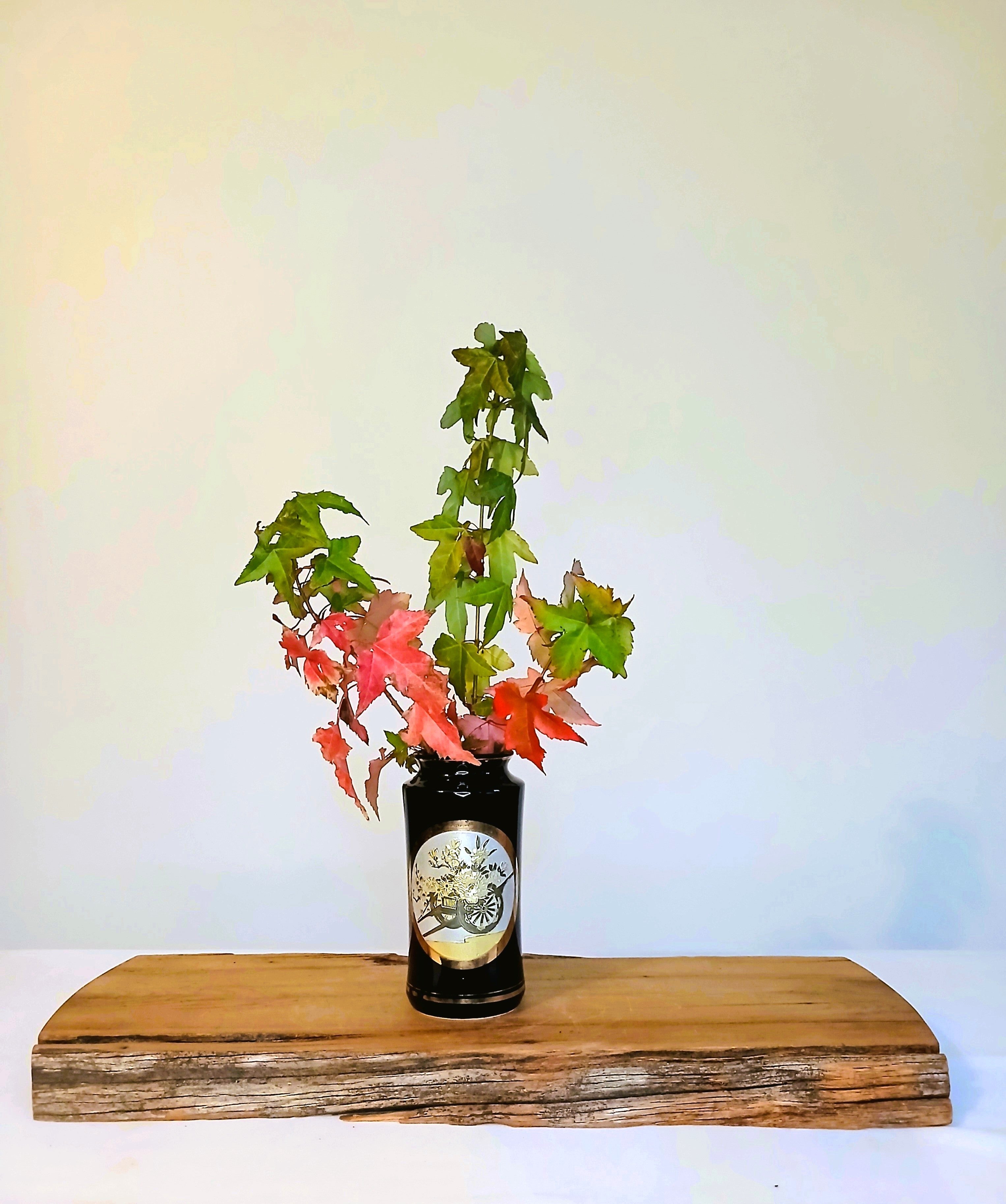 Flower Vase Gold Chokin Art Vintage - The Plant Warehouse NZ