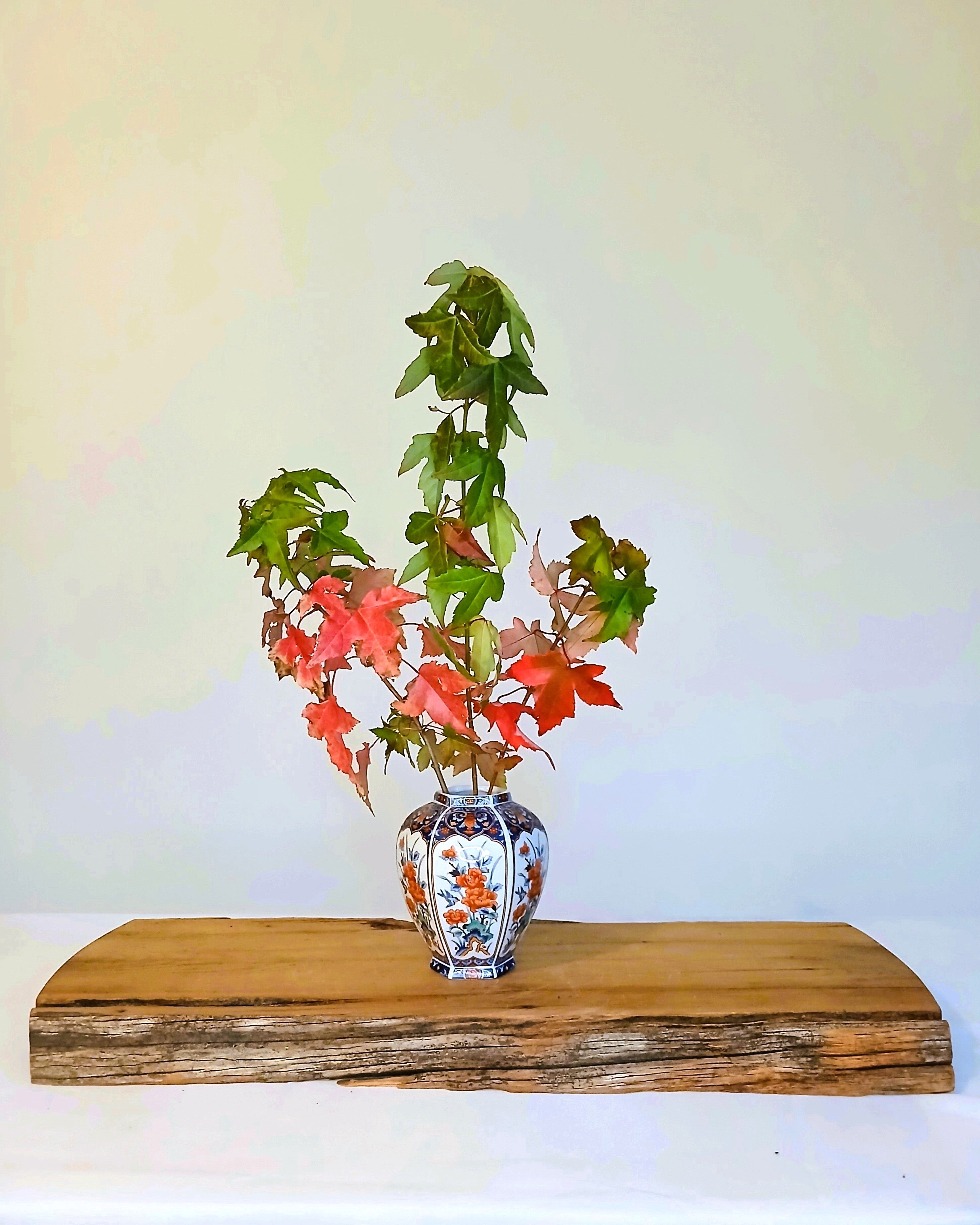 Imari-Style Porcelain Vase with Qianlong Mark — Antique Chinese Export - The Plant Warehouse NZ