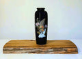 Japanese Cobalt Blue Porcelain Vase — Golden Pheasant & Peony - The Plant Warehouse NZ