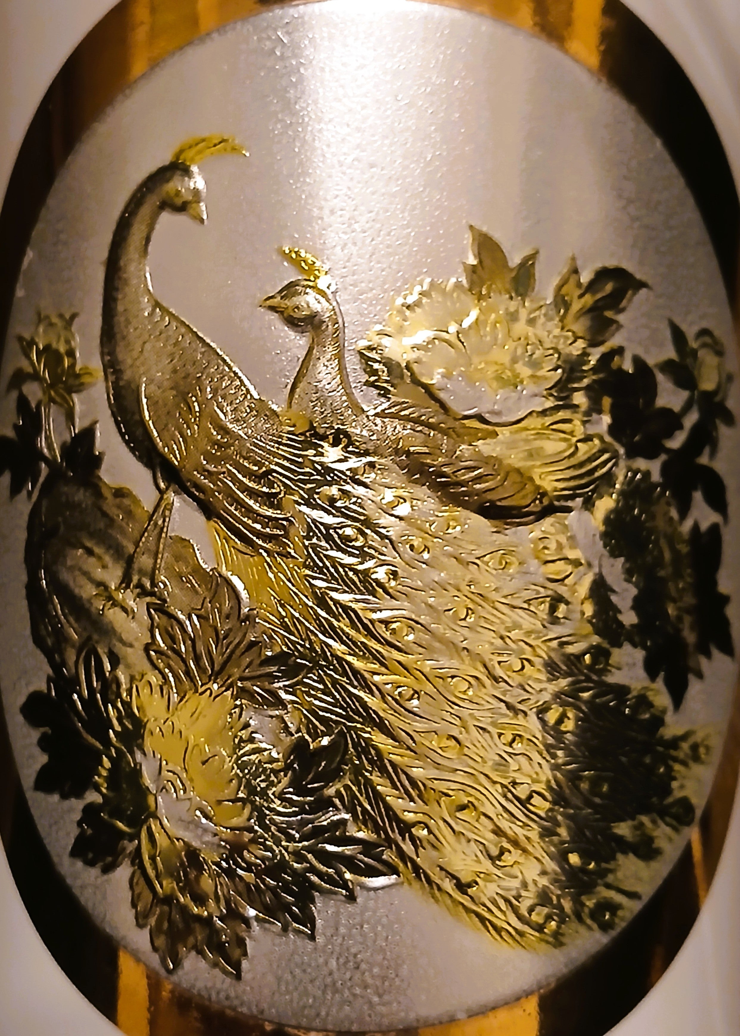 Flower Vase Gold Chokin Art Vintage - The Plant Warehouse NZ