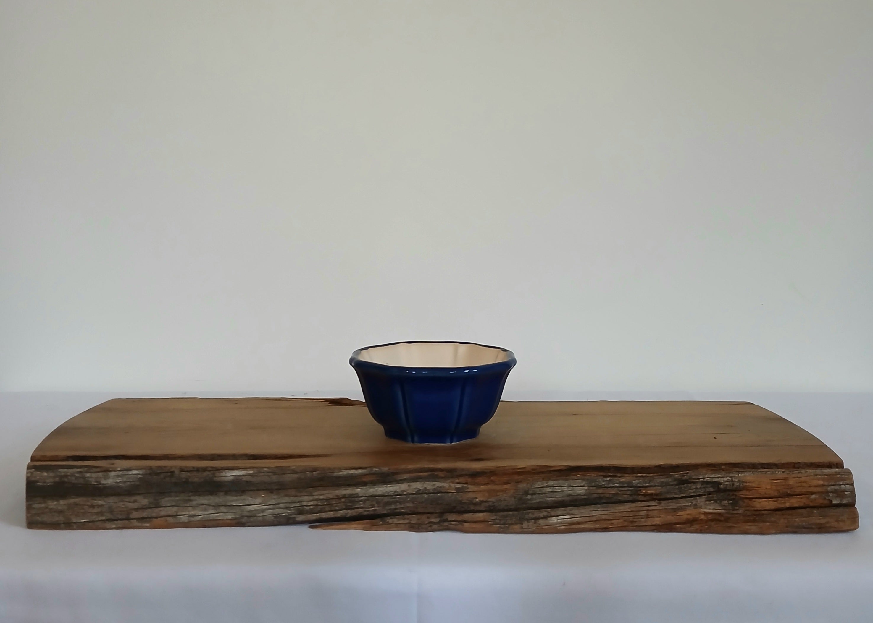 Bonsai Pot Fluted Round Mame 11.5cm