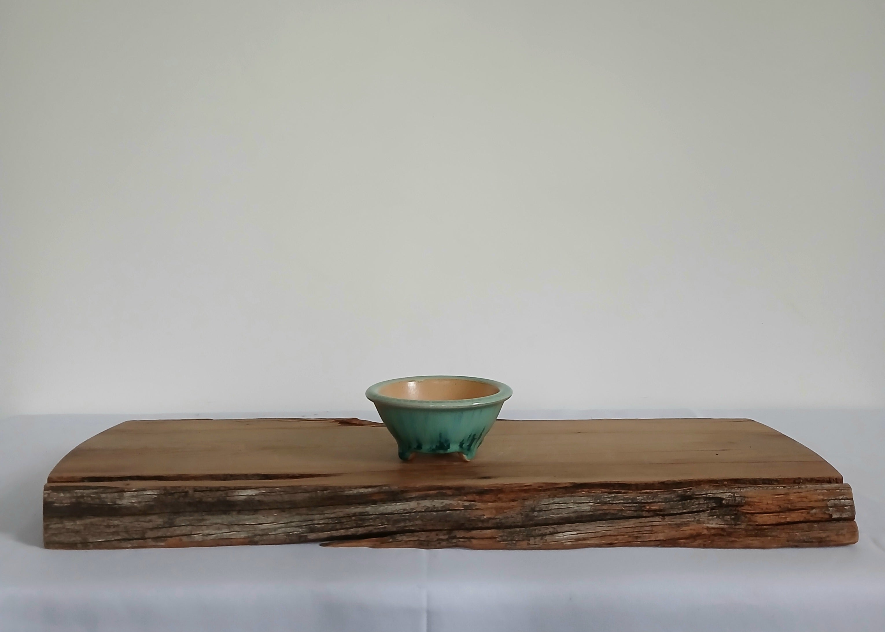 Bonsai Pot Round Mame 10cm Teal