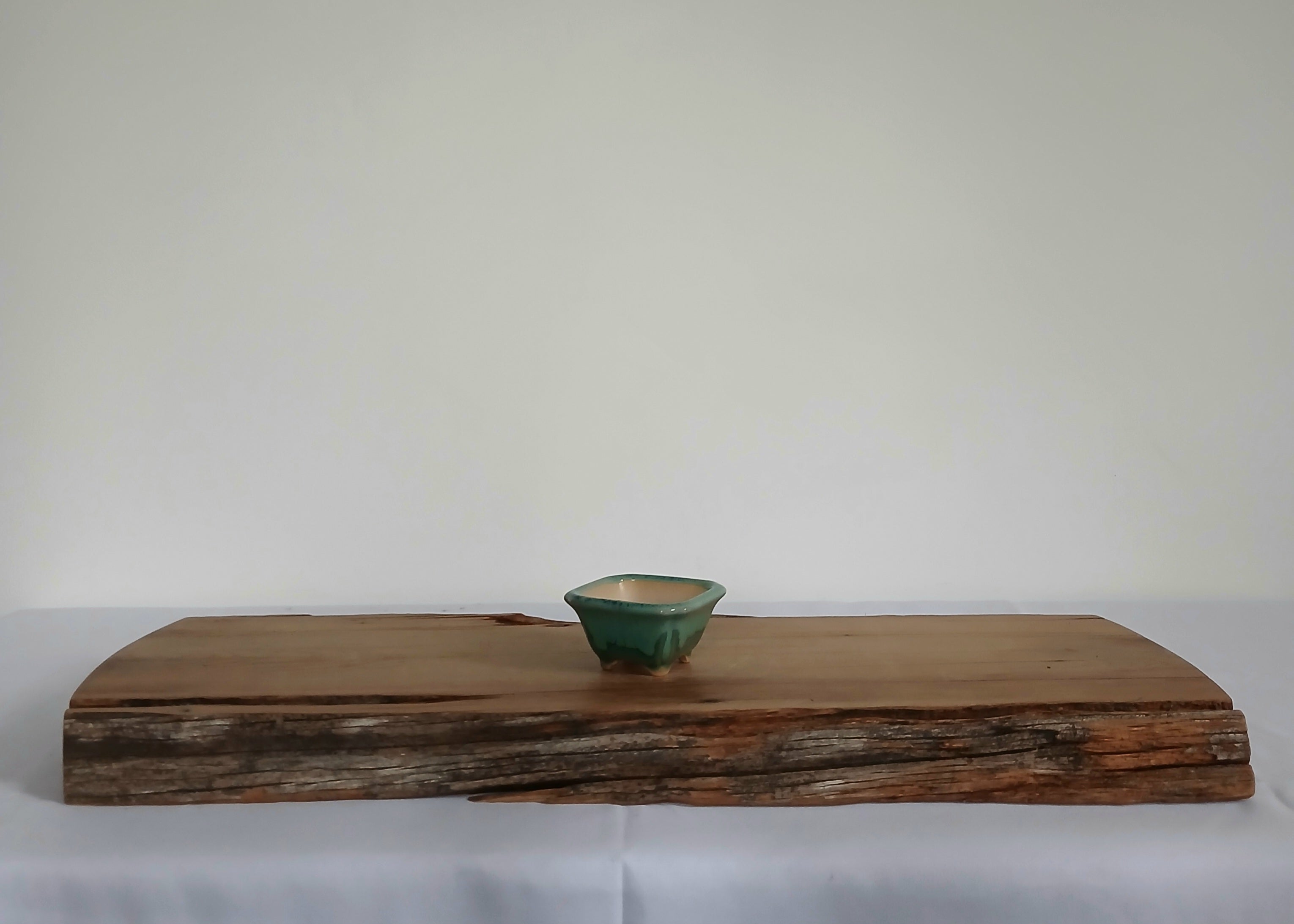 Bonsai Pot Square Mame 6.5cm Teal