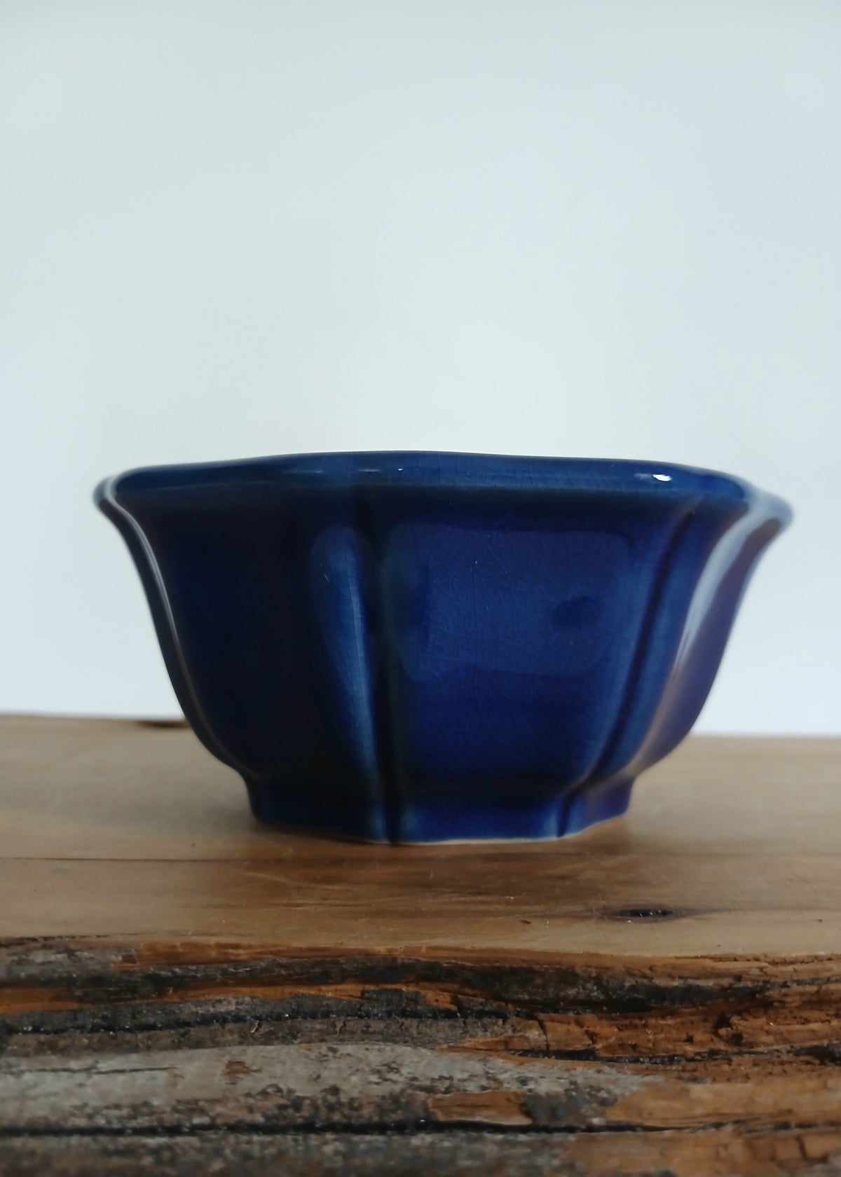 Bonsai Pot Fluted Round Mame 11.5cm