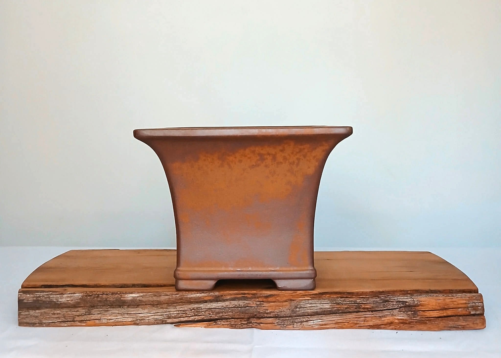 Bonsai Pot Cascade 23*18cm Reduction Fired - The Plant Warehouse NZ