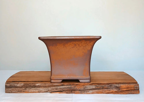 Bonsai Pot Cascade 23*18cm Reduction Fired - The Plant Warehouse NZ