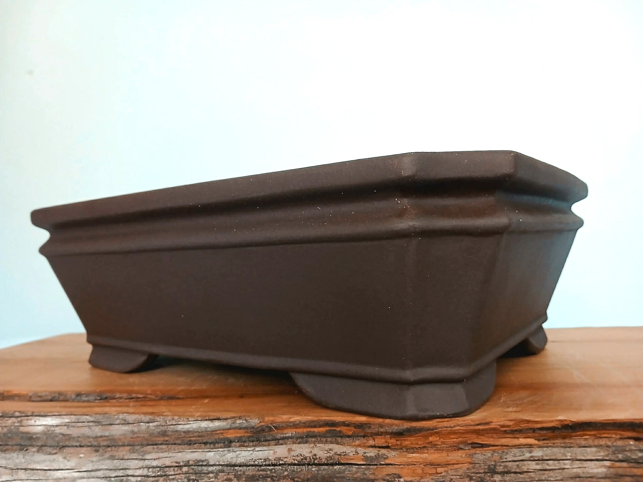 Bonsai Pot Rectangle 26cm Cut Shoulders - The Plant Warehouse NZ
