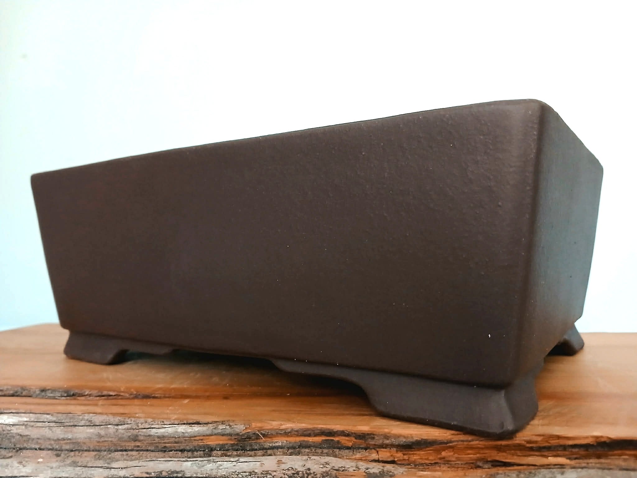 Bonsai Pot Rectangle 26cm Round Shoulders - The Plant Warehouse NZ