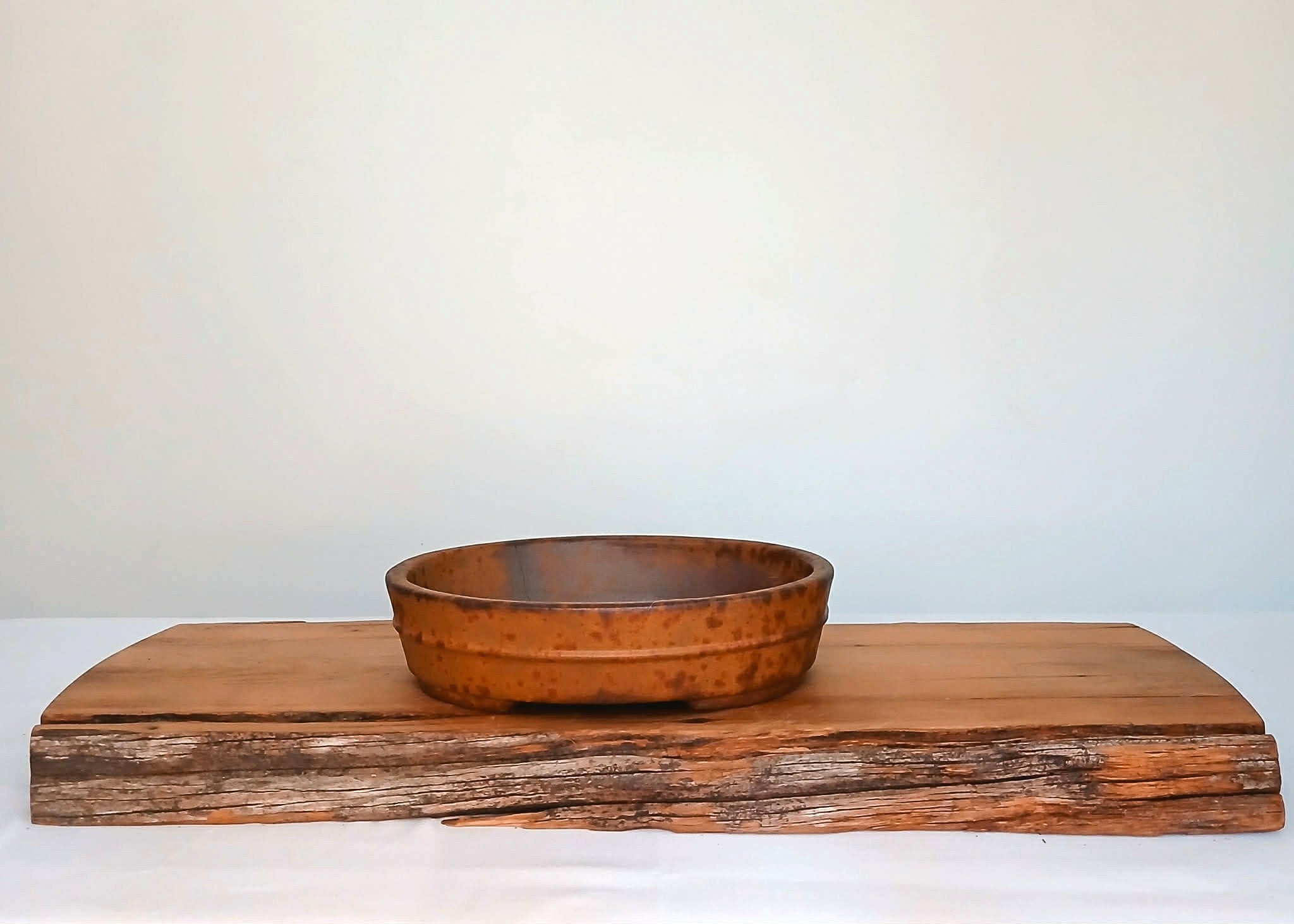Bonsai Pot Oval 20cm Reduction Fired - The Plant Warehouse NZ