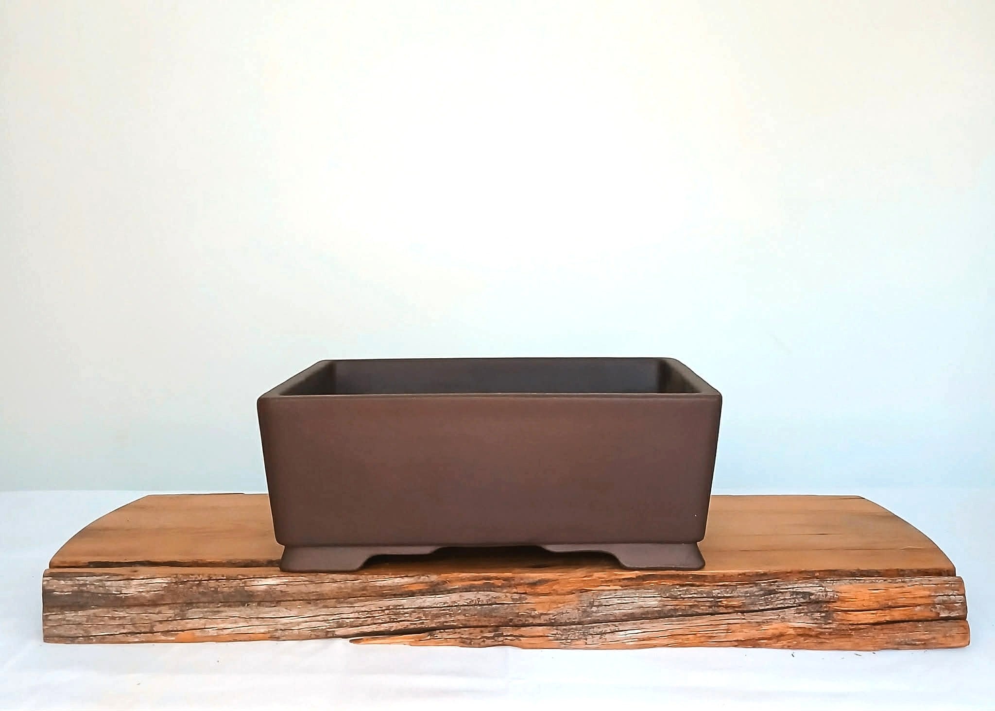 Bonsai Pot Rectangle 26cm Round Shoulders - The Plant Warehouse NZ